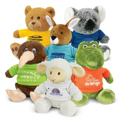 branded Assorted Plush Toys, from our range of promotional Teddy Bears & Plush Toys