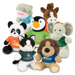 branded Assorted Plush Toys, from our range of promotional Teddy Bears &amp; Plush Toys