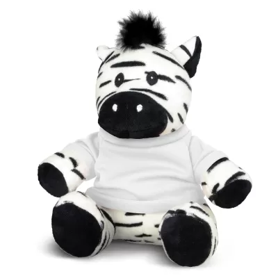 branded Zebra Plush Toy, from our range of promotional Teddy Bears & Plush Toys