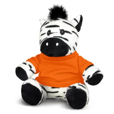branded Zebra Plush Toy, from our range of promotional Teddy Bears & Plush Toys