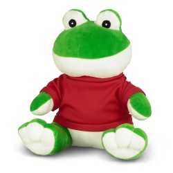 branded Frog Plush Toy, from our range of promotional Teddy Bears & Plush Toys