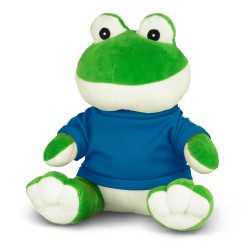 branded Frog Plush Toy, from our range of promotional Teddy Bears & Plush Toys