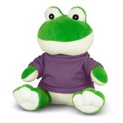 branded Frog Plush Toy, from our range of promotional Teddy Bears & Plush Toys