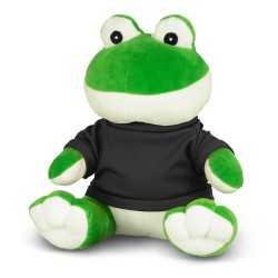 branded Frog Plush Toy, from our range of promotional Teddy Bears & Plush Toys
