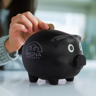 branded Piggy Bank, from our range of promotional Novelties