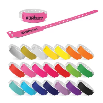 branded Plastic Event Wrist Band, from our range of promotional Wristbands