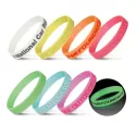 branded Silicone Wrist Band - Glow in the Dark, from our range of promotional Wristbands