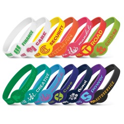 branded Xtra Silicone Wrist Band - Embossed, from our range of promotional Wristbands