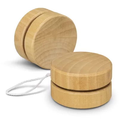 branded Jester Wooden Yoyo, from our range of promotional Yo-Yo's