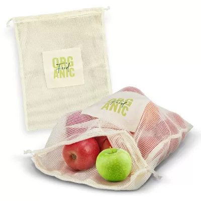 branded Cotton Produce Bag, from our range of promotional Shopping Tote Bags