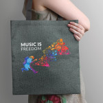 branded Viva Heather Tote Bag, from our range of promotional Non Woven Tote Bags