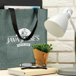 branded Kira Heather A4 Tote Bag, from our range of promotional Non Woven Tote Bags