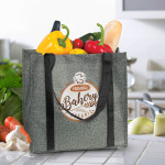 branded Super Shopper Heather Tote Bag, from our range of promotional Non Woven Tote Bags