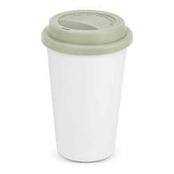 Reusable Coffee Cups - Plastic & Ceramic - Aztec Double Wall Coffee Cup - Full Colour