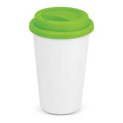 Reusable Coffee Cups - Plastic & Ceramic - Aztec Double Wall Coffee Cup - Full Colour