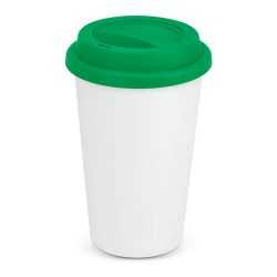 Reusable Coffee Cups - Plastic & Ceramic - Aztec Double Wall Coffee Cup - Full Colour