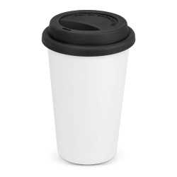 Reusable Coffee Cups - Plastic & Ceramic - Aztec Double Wall Coffee Cup - Full Colour
