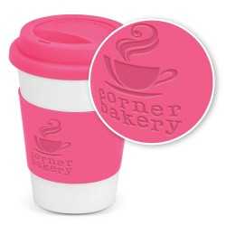 branded Aztec Coffee Cup, from our range of promotional Reusable Coffee Cups - Plastic & Ceramic