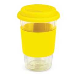 branded Aztec Double Wall Glass Cup, from our range of promotional Reusable Coffee Cups - Plastic & Ceramic