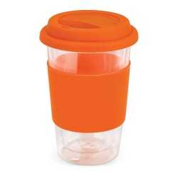 branded Aztec Double Wall Glass Cup, from our range of promotional Reusable Coffee Cups - Plastic & Ceramic