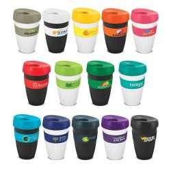 branded Express Cup Deluxe - 480ml, from our range of promotional Reusable Coffee Cups - Plastic & Ceramic