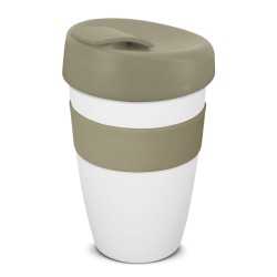 branded Express Cup Deluxe - 480ml, from our range of promotional Reusable Coffee Cups - Plastic & Ceramic