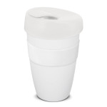 branded Express Cup Deluxe - 480ml, from our range of promotional Reusable Coffee Cups - Plastic &amp; Ceramic