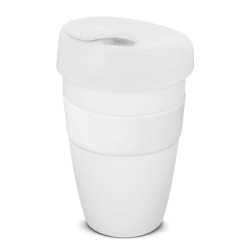 branded Express Cup Deluxe - 480ml, from our range of promotional Reusable Coffee Cups - Plastic & Ceramic