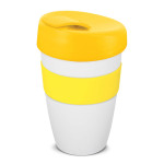 branded Express Cup Deluxe - 480ml, from our range of promotional Reusable Coffee Cups - Plastic &amp; Ceramic
