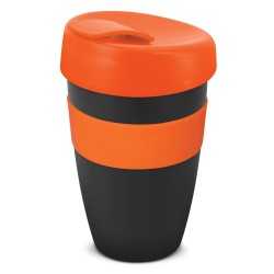 branded Express Cup Deluxe - 480ml, from our range of promotional Reusable Coffee Cups - Plastic & Ceramic