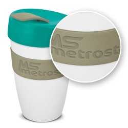 branded Express Cup Deluxe - 480ml, from our range of promotional Reusable Coffee Cups - Plastic & Ceramic