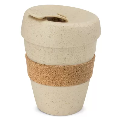 branded Express Cup Deluxe - Cork Band, from our range of promotional Reusable Coffee Cups - Plastic & Ceramic