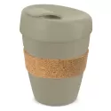 branded Express Cup Deluxe - Cork Band, from our range of promotional Reusable Coffee Cups - Plastic &amp; Ceramic