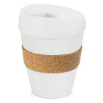 branded Express Cup Deluxe - Cork Band, from our range of promotional Reusable Coffee Cups - Plastic &amp; Ceramic
