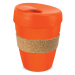 branded Express Cup Deluxe - Cork Band, from our range of promotional Reusable Coffee Cups - Plastic &amp; Ceramic