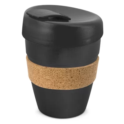 branded Express Cup Deluxe - Cork Band, from our range of promotional Reusable Coffee Cups - Plastic & Ceramic