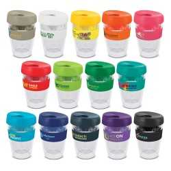 branded Express Cup Leviosa with Band - 330ml, from our range of promotional Reusable Coffee Cups - Plastic & Ceramic