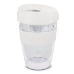 branded Express Cup Leviosa with Band - 330ml, from our range of promotional Reusable Coffee Cups - Plastic &amp; Ceramic