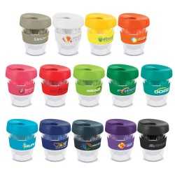 branded Express Cup Leviosa with Band - 230ml, from our range of promotional Reusable Coffee Cups - Plastic & Ceramic
