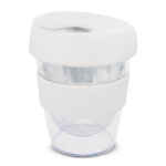 branded Express Cup Leviosa with Band - 230ml, from our range of promotional Reusable Coffee Cups - Plastic &amp; Ceramic