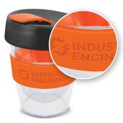 branded Express Cup Leviosa with Band - 230ml, from our range of promotional Reusable Coffee Cups - Plastic & Ceramic