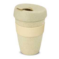 branded Express Cup - Double Wall Natura, from our range of promotional Reusable Coffee Cups - Plastic & Ceramic