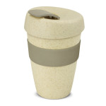 branded Express Cup - Double Wall Natura, from our range of promotional Reusable Coffee Cups - Plastic &amp; Ceramic