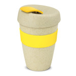 branded Express Cup - Double Wall Natura, from our range of promotional Reusable Coffee Cups - Plastic &amp; Ceramic