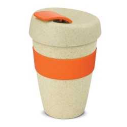 branded Express Cup - Double Wall Natura, from our range of promotional Reusable Coffee Cups - Plastic & Ceramic