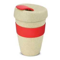branded Express Cup - Double Wall Natura, from our range of promotional Reusable Coffee Cups - Plastic & Ceramic