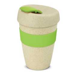 branded Express Cup - Double Wall Natura, from our range of promotional Reusable Coffee Cups - Plastic & Ceramic