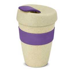 branded Express Cup - Double Wall Natura, from our range of promotional Reusable Coffee Cups - Plastic & Ceramic