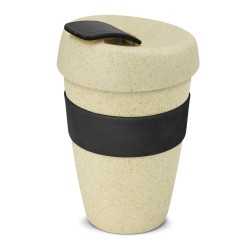 branded Express Cup - Double Wall Natura, from our range of promotional Reusable Coffee Cups - Plastic & Ceramic