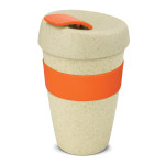 branded Express Cup - Natura 480ml, from our range of promotional Reusable Coffee Cups - Plastic &amp; Ceramic